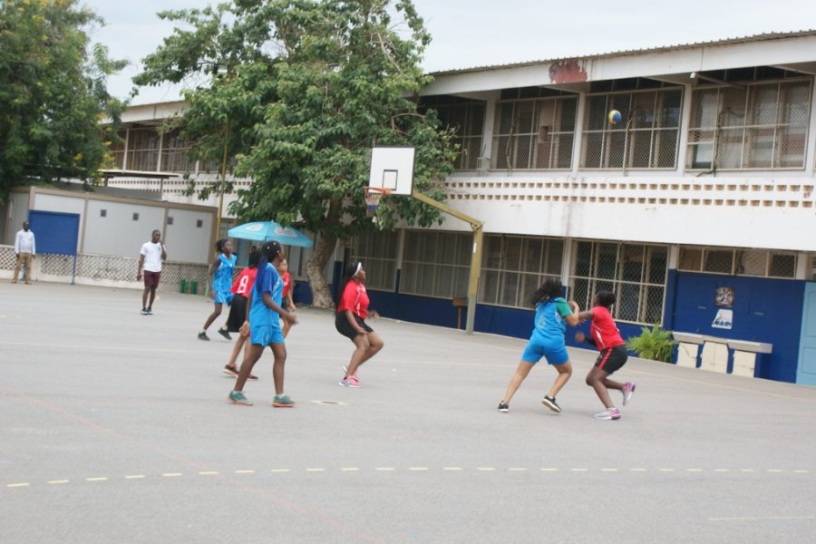 Le match de handball Filles